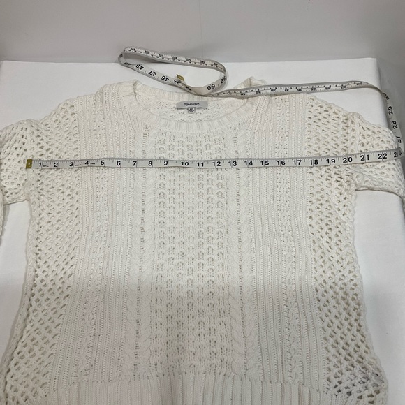 Madewell Karlie Cable Knit Sweater; perfect for fall/winter gathering. Size: XXS - Picture 14 of 15